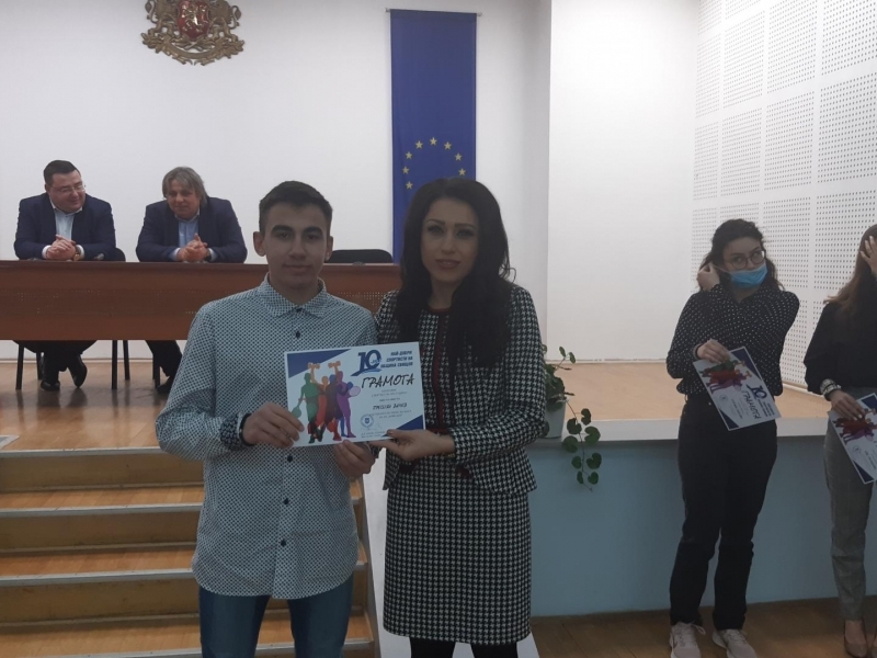 Стефан Петков е спортист номер 1 на Община Свищов за 2021 година 