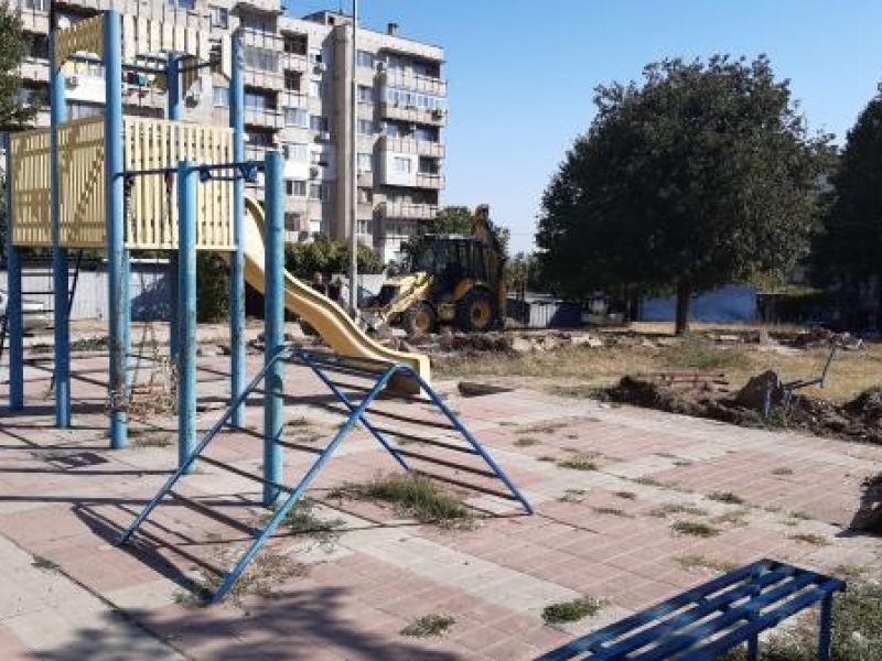 Започна изграждането на нова зона за спорт и отдих в ж.к. „Стоян Ников“ в Свищов