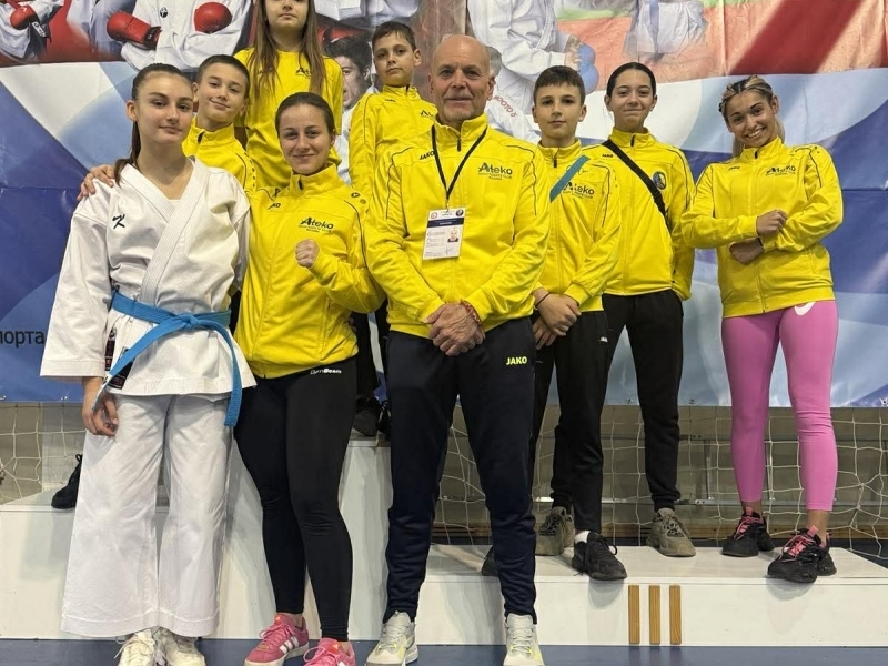 8 медала завоюва ГКК “Алеко” на Държавното първенство по карате 