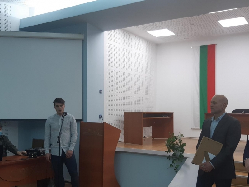 Стефан Петков е спортист номер 1 на Община Свищов за 2021 година 
