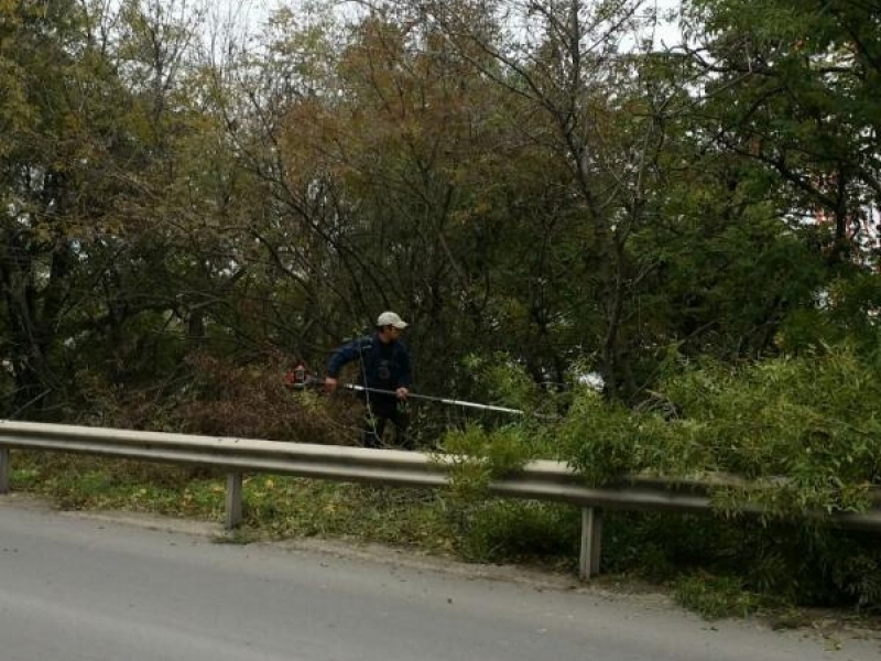 ОП „Чистота” обезопасиха пътен участък в Свищов по молба на граждани