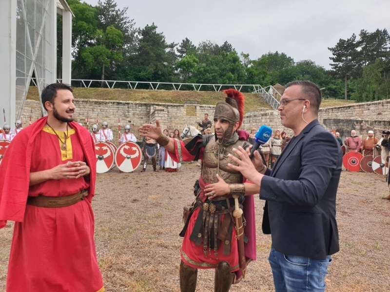 Над 120 реенактори съживиха античната история в римския град Нове край Свищов 