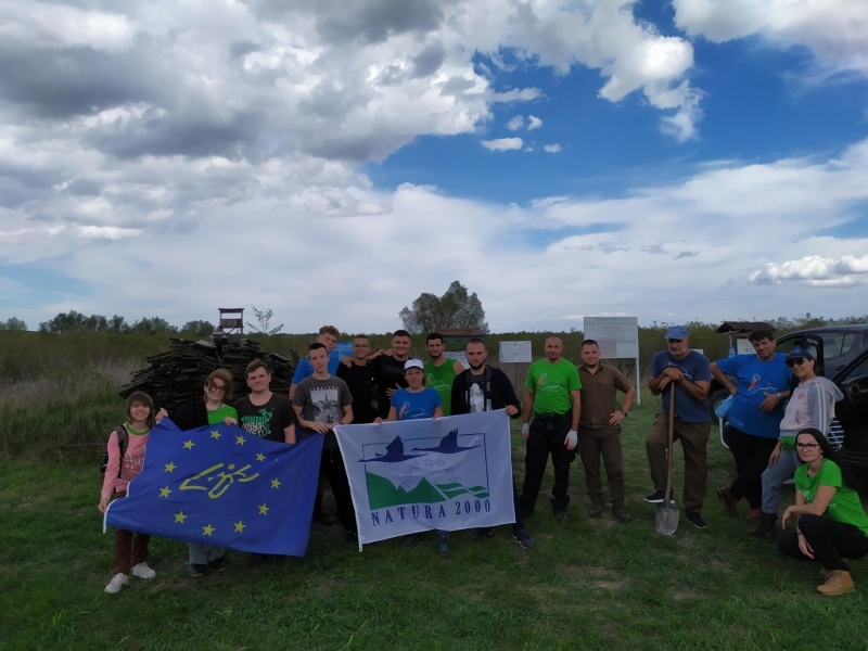Доброволци от Наградата на Херцога от Единбург участваха първия консервационен лагер организиран от ДПП „Персина“